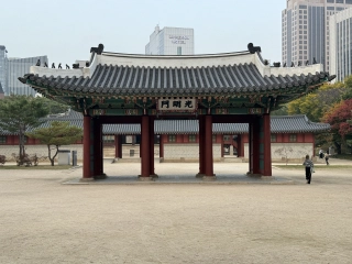 Poort in het niks