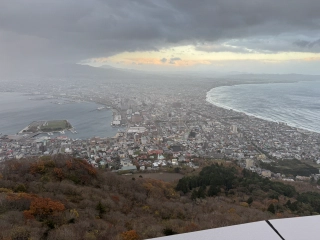 Uitzicht vanaf Hakodate berg Uitzicht vanaf Hakodate berg