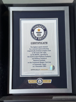 Guinness World Record certificaat